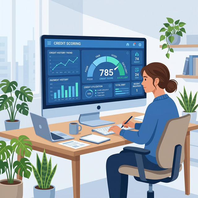 KATM credit scoring dashboard